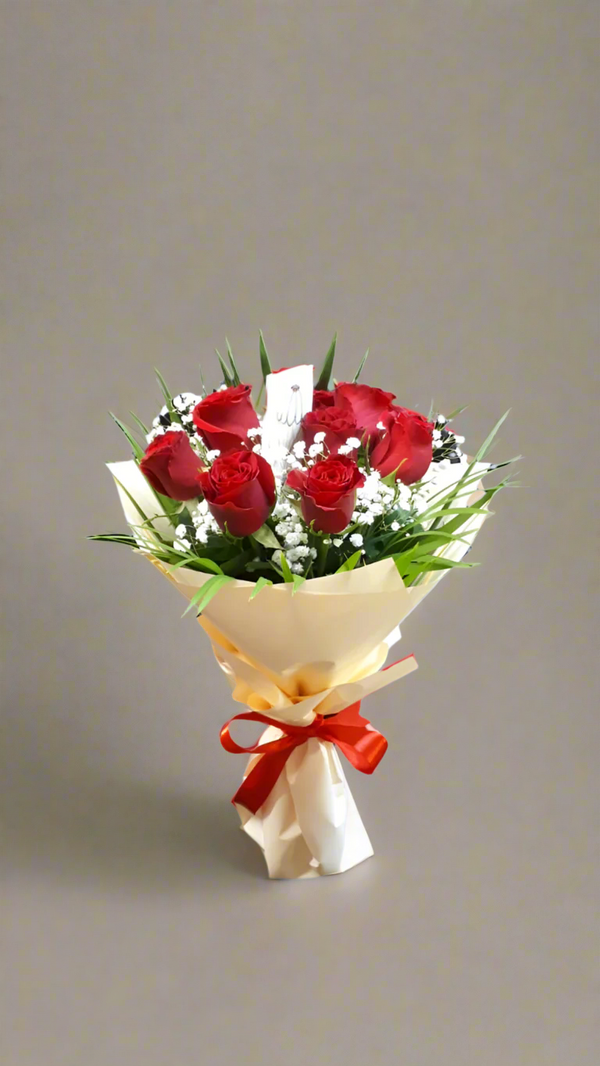 12 Classic Red Rose Bouquet