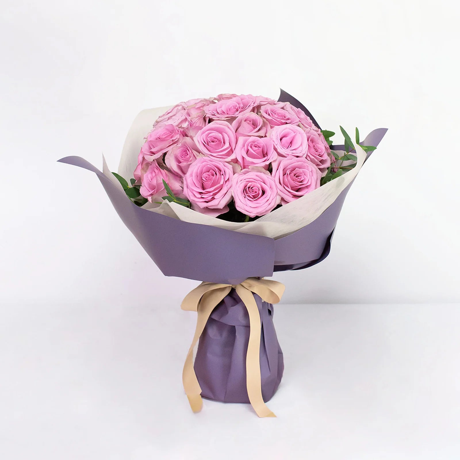 24 Pink Rose Bouquet | Flower Delivery Dubai | Online Flower Shop Dubai ...