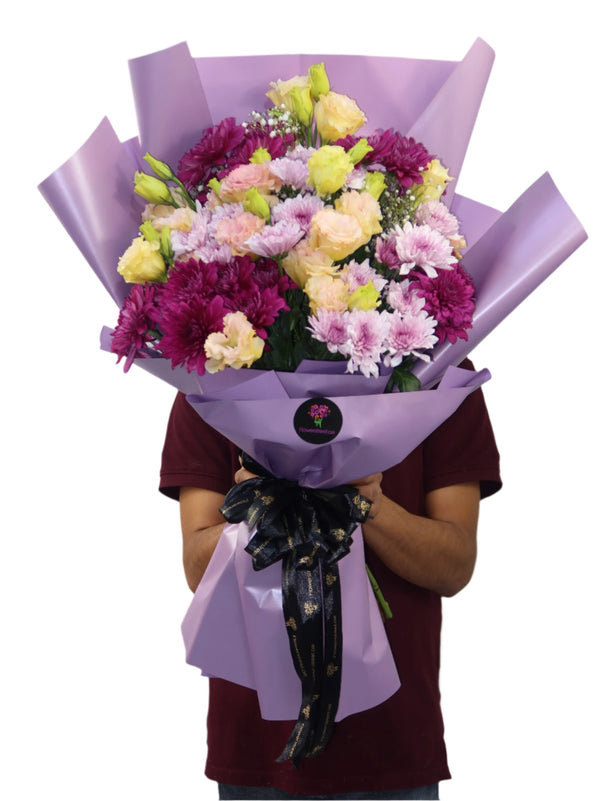 Purple Mix Flower Bouquet