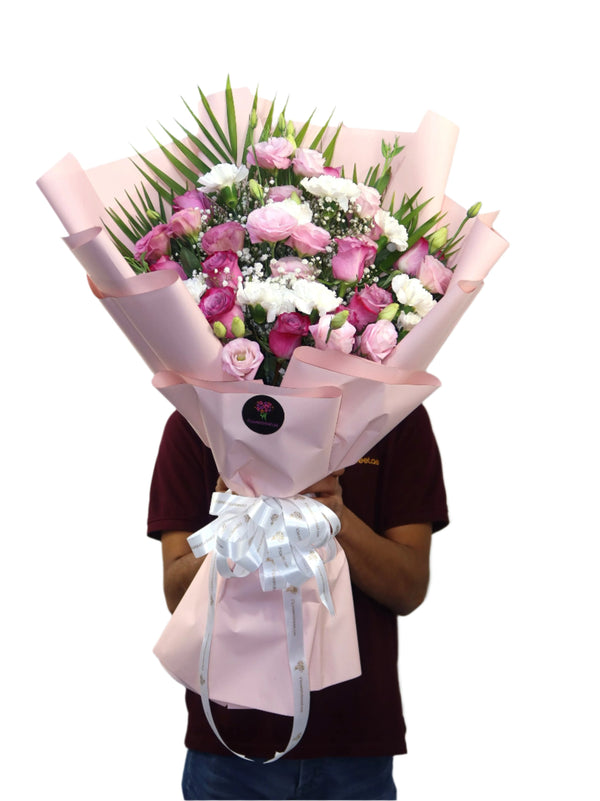 Elegant Pink And White Flowers