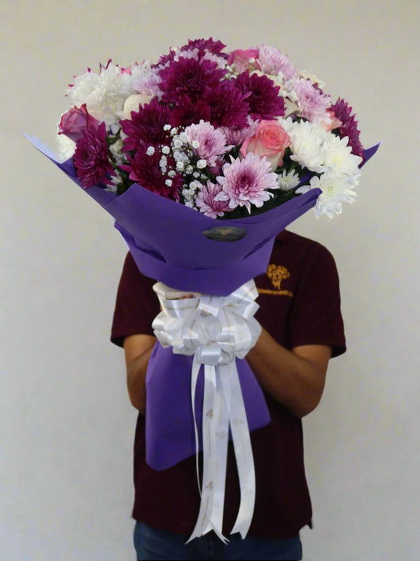 Purple Mix Flower Bouquet