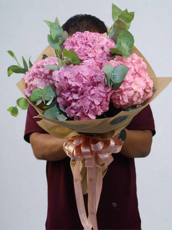 Pink Hydrangea Bouquet