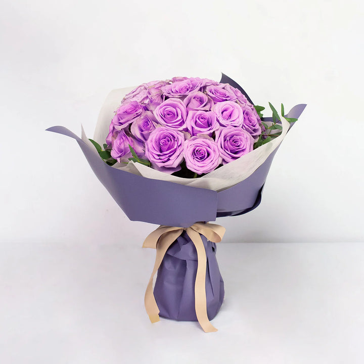 Purple Rose Bouquet