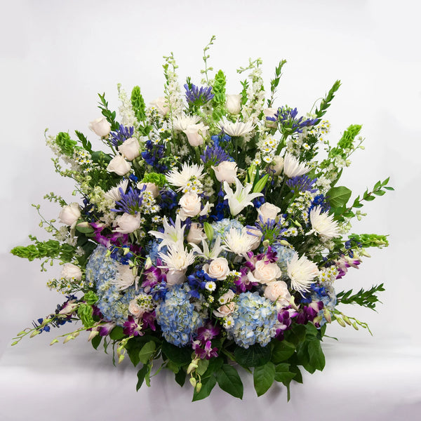 White and Purple Arrangement