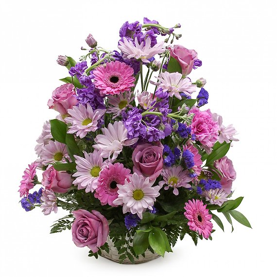 Pink and Purple Arrangement