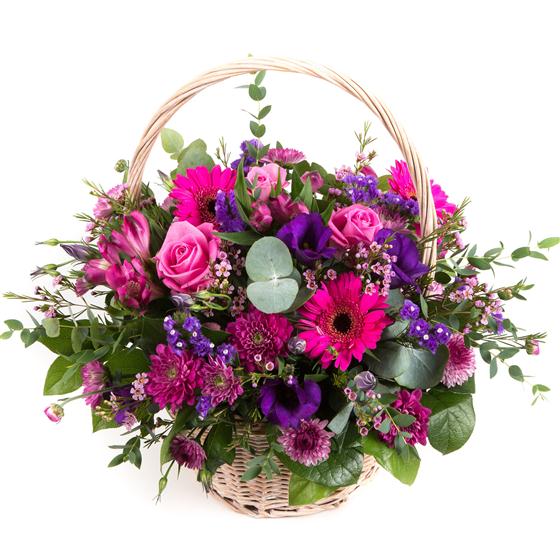 Classic pink basket