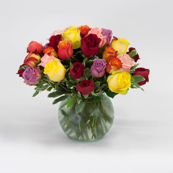 Mix Rose Vase